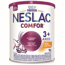 LEITE NESLAC COMFOR ZERO LACTOSE 3+ 700G