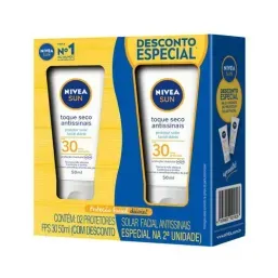Kit Prot Solar Nivea Sun Facial Fps30 50Ml