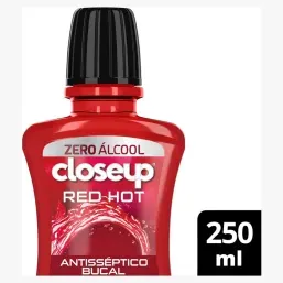 Sol Bucal Close Up Hot Fresh Zero Alcool 250Ml