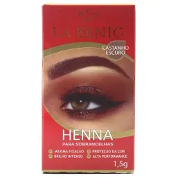 Kit Henna La Benig Cast Escuro 1,5G