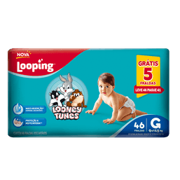 Fralda Looping Hiper G + 5Fr Grts C/46