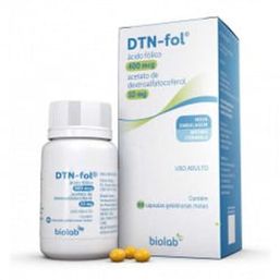 Dtn-Fol Biolab 90 Cápsulas - Ácido Fólico Vitamina E