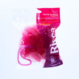 Esponja para Banho Pequena Ricca 301 - Plástico Suave
