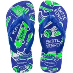 Havaianas Kids Athletic Branco/Azul Naval 31/32