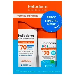 Kit Prot Solar Helioderm Familia  Fps70+Kids Fps70
