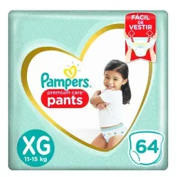 Fralda Pampers Premium Care Pants Xg C/64