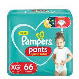 Fralda Pampers Pants Ajuste Total Top Xg C/66
