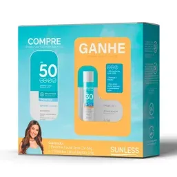 KIT PROT SOLAR SUNLESS FACIAL FPS50 60G + PROT LABIAL FPS30 4,5G
