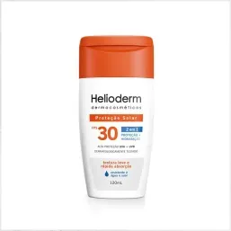 Prot Solar Helioderm Fps30 Efeito Dourado 120Ml