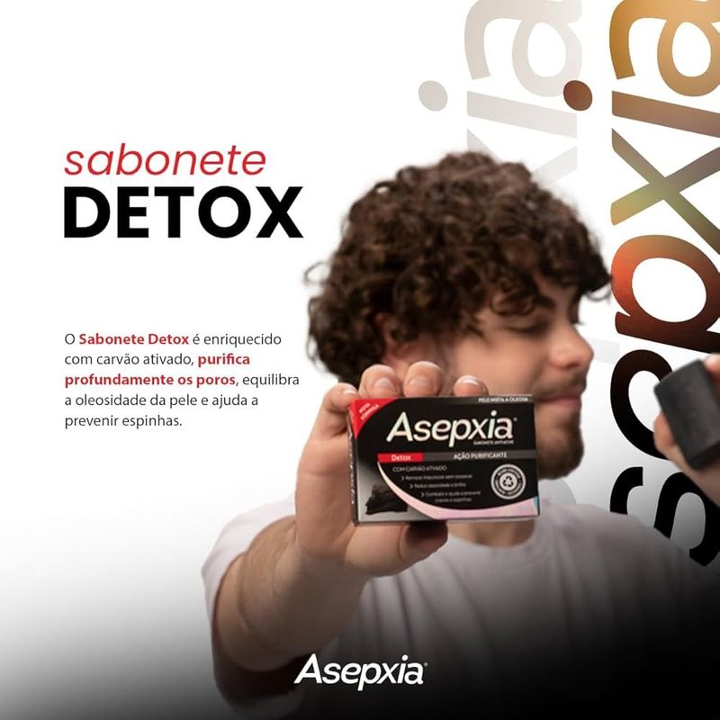 Sabonete Asepxia Detox Carv o Ativado 80g 4