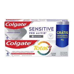 Kit Cr Dental Colgate Sens Pro Aliv 110G+Cr Dental Total 12 90G