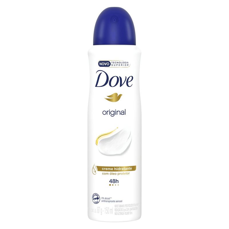 Desodorante Dove Aerosol Original 150ml 0