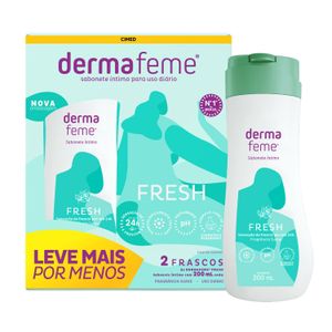 Dermafeme Kit Sabonete Intimo C/2 Fresh 200Ml