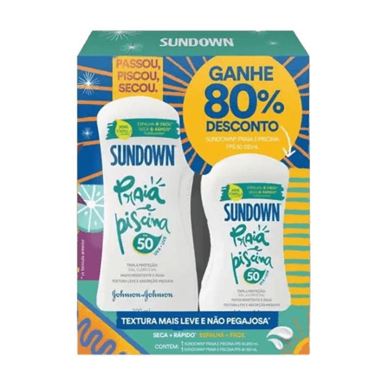 Kit Sundown Fps 50 200Ml   Gratis Fps 50 120Ml 0