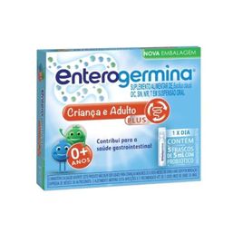 Enterogermina Plus 5 frascos de 5ml