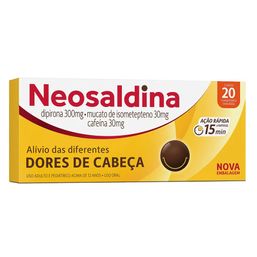 Neosaldina 20 drágeas
