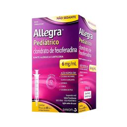 Allegra Pediátrico 6mg/ml Suspensão Oral 60ml