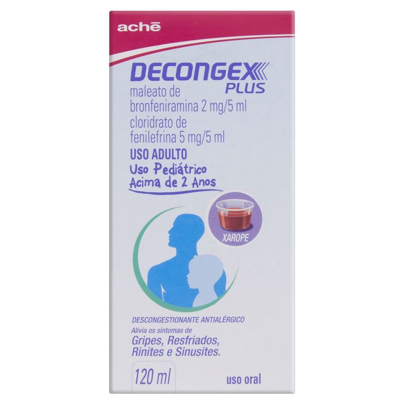 Decongex Plus Xarope 120ml  0