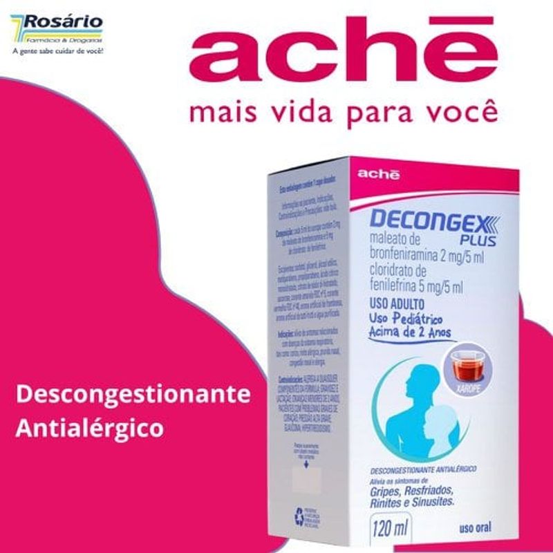 Decongex Plus Xarope 120ml  2