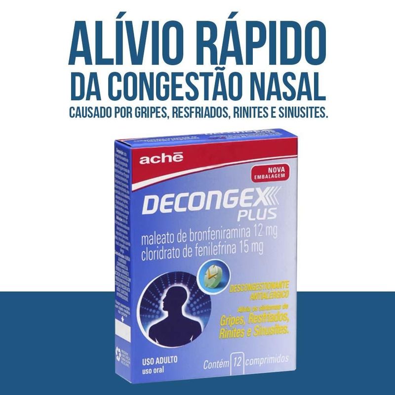 Decongex Plus 12 Comprimidos  1