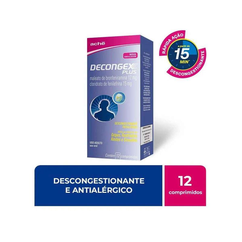 Decongex Plus 12 Comprimidos  2