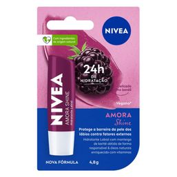 Hidratante Labial Nivea Amora Shine 4,8g