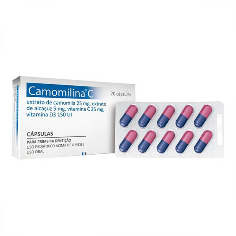 Camomilina C com 20 C psulas  1
