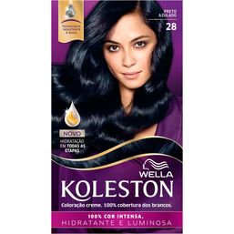 Tintura Koles Kit Preto Azulado 28 - Novo