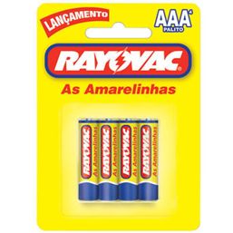 Piplha Rayovac AAA Palito com 4