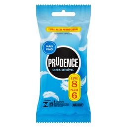 Preservativos Prudence Ultra Sensível Leve 8 Pague 6