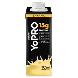 YoPro Bebida Láctea UHT Banana 15g de Proteína 250ml
