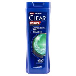 Sh Clear Men Limpeza Diaria 2 Em 1 200Ml