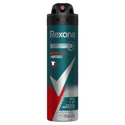 Desodorante Rexona Aerosol Men Antibacterial Invisible 150ml