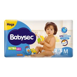Babysec Fralda Ultra Mega M 38 Fr