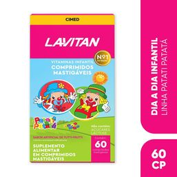 LAVITAN KIDS TUTTI FRUT 60 CPRS MASTIGAVEIS