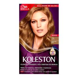 Tintura Koles Kit Louro Cinza Medio 71 - Novo