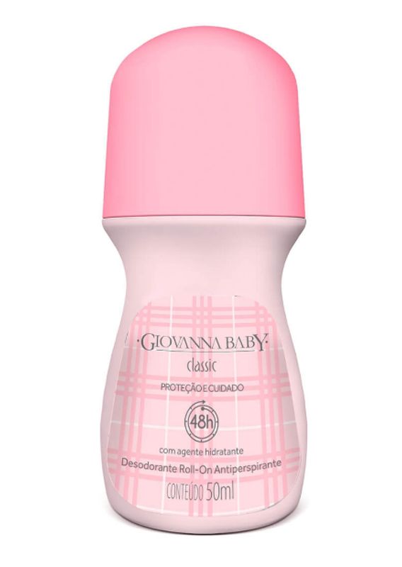 Desodorante Antitranspirante Roll-On Giovanna Baby Classic Feminino 48h 50ml 0