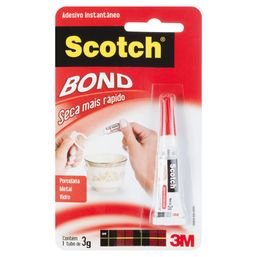 Cola Adesivo Instantâneo Scotch Bond 3M 3g