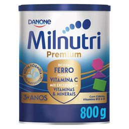 Composto Lácteo Milnutri Premium Danone até 5 anos com 800g