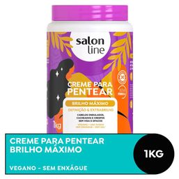 Salon Line Creme de Pentear Brilho Máximo 1Kg