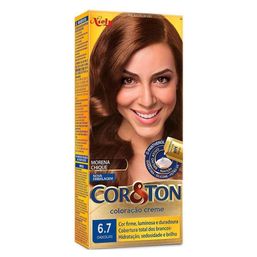 Tinta de Cabelo Permanente Cor&Ton Niely 6.7 Chocolate