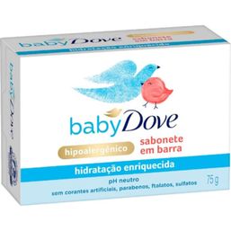 Sabonete em Barra Dove Baby Hidratação Enriquecida com 75g
