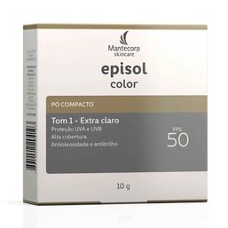 Protetor Solar Facial Episol FPS 50 Pó Compacto Tom 2 Claro 10g