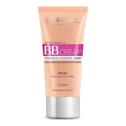 Base BB Cream L'Oréal Paris 5 em 1 Dermo Expertise Cor Clara FPS 20 30ml