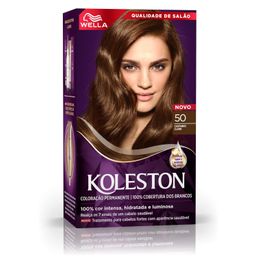 Tinta de Cabelo Permanente Koleston Castanho Claro 50