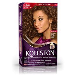 Tinta de Cabelo Permanente Koleston Marron Sedução 537