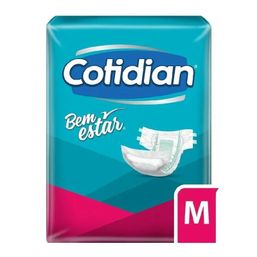 Fralda Geriátrica Bem Estar Cotidian Adulto M 8 Unidades