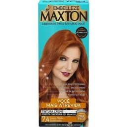 Tintura Maxton 7.4 Louro Médio Acobreado
