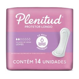 Protetor Diário Plenitud Femme Médio Escapes Leves a Moderado Feminino 14 unidades