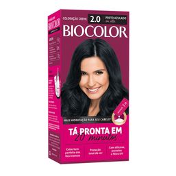 Tintura Permanente Biocolor 2.0 Preto Azulado